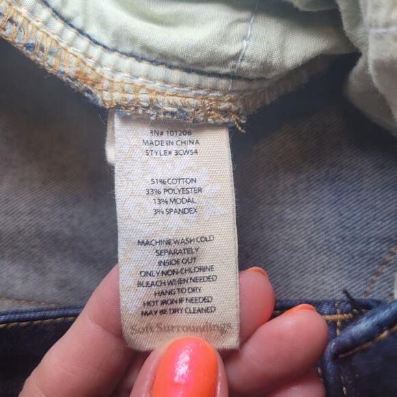 Soft Surroundings Ultimate Denim Skinny Ankle Jeans 14P Petite NWOT - Picture 7 of 10